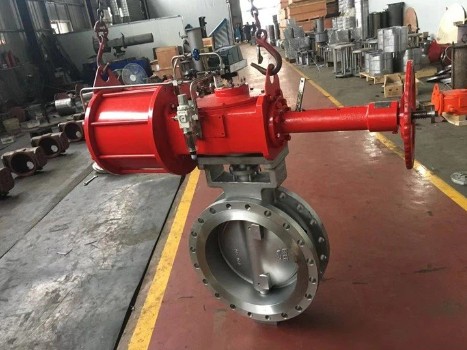 2 Pneumatic Actuated Butterfly Valve 3